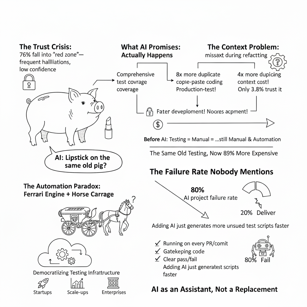 76% of Developers Don't Trust AI Tests—Here's Why They're Right